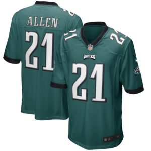 Eric Allen Philadelphia Eagles Nike Game Retired Player Jersey - Midnight Green- 49Native