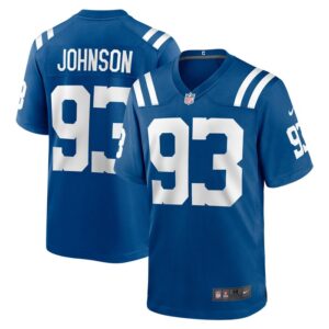 Eric Johnson Indianapolis Colts Nike Player Game Jersey - Royal- 49Native
