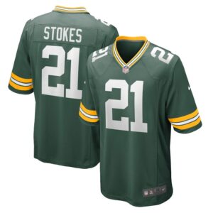 Eric Stokes Green Bay Packers Nike Player Game Jersey - Green- 49Native