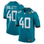 Erick Hallett Jacksonville Jaguars Nike  Game Jersey -  Teal- 49Native
