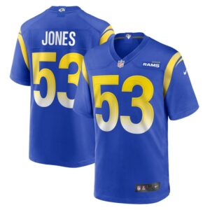 Ernest Jones Los Angeles Rams Nike Game Player Jersey - Royal- 49Native