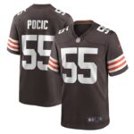 Ethan Pocic Cleveland Browns Nike Game Jersey - Brown- 49Native