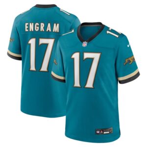 Evan Engram Jacksonville Jaguars Nike Prowler Throwback Player Game Jersey - Teal- 49Native