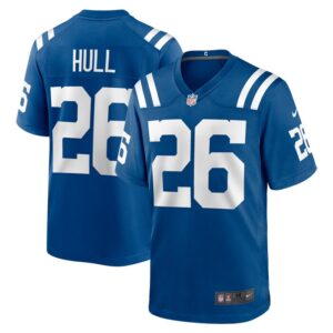 Evan Hull Indianapolis Colts Nike Team Game Jersey -  Royal- 49Native