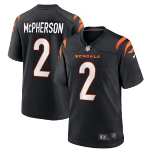 Evan McPherson Cincinnati Bengals Nike Game Jersey - Black- 49Native