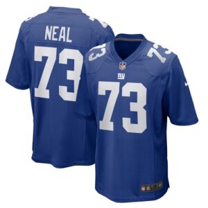 Evan Neal New York Giants Nike Player Game Jersey - Royal- 49Native