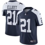 Ezekiel Elliott Dallas Cowboys Nike Alternate Vapor Limited Jersey - Navy- 49Native