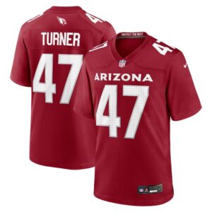 Ezekiel Turner Arizona Cardinals Nike Team Game Jersey -  Cardinal- 49Native
