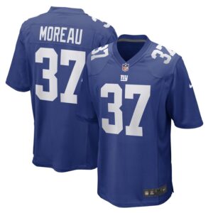 Fabian Moreau New York Giants Nike Game Player Jersey - Royal- 49Native