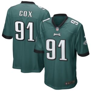 Fletcher Cox Philadelphia Eagles Nike Game Jersey - Midnight Green- 49Native