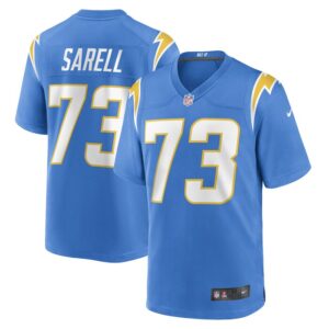 Foster Sarell Los Angeles Chargers Nike Game Player Jersey - Powder Blue- 49Native