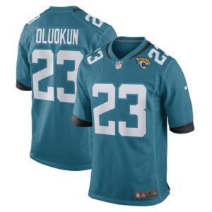 Foyesade Oluokun Jacksonville Jaguars Nike Game Player Jersey - Teal- 49Native