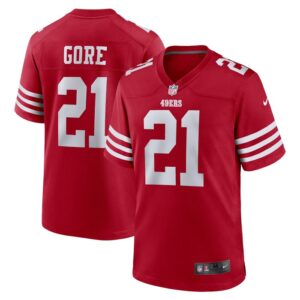 Frank Gore San Francisco 49ers Nike Retired Player Game Jersey - Scarlet- 49Native