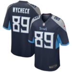 Frank Wycheck Tennessee Titans Nike Game Retired Player Jersey - Navy- 49Native