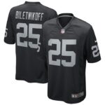 Fred Biletnikoff Las Vegas Raiders Nike Game Retired Player Jersey - Black- 49Native