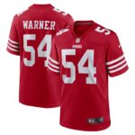 Fred Warner San Francisco 49ers Nike Player Game Jersey - Scarlet- 49Native