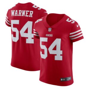 Fred Warner San Francisco 49ers Nike Vapor Elite Jersey - Scarlet- 49Native