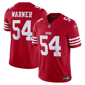 Fred Warner San Francisco 49ers Nike Vapor F.U.S.E. Limited Jersey - Scarlet- 49Native