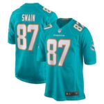 Freddie Swain Miami Dolphins Nike  Game Jersey -  Aqua- 49Native