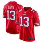Gabe Davis Buffalo Bills Nike Alternate Game Jersey - Red- 49Native