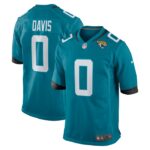 Gabe Davis Jacksonville Jaguars Nike Team Game Player Jersey - Teal- 49Native