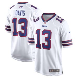 Gabe Davis Buffalo Bills Nike Game Player Jersey - White- 49Native