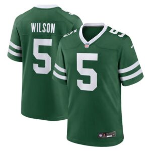 Garrett Wilson New York Jets Nike Game Jersey - Legacy Green- 49Native