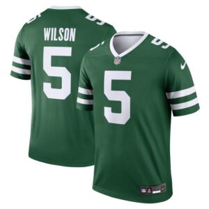 Garrett Wilson New York Jets Nike Legend Jersey - Legacy Green- 49Native