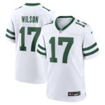 Garrett Wilson New York Jets Nike Game Jersey - Legacy White- 49Native