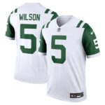 Garrett Wilson New York Jets Nike Classic Alternate Legend Jersey - White- 49Native