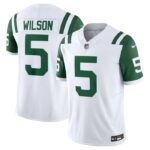 Garrett Wilson New York Jets Nike Classic Alternate Vapor F.U.S.E. Limited Jersey - White- 49Native