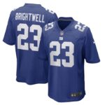 Gary Brightwell New York Giants Nike Team Game Player Jersey - Royal- 49Native