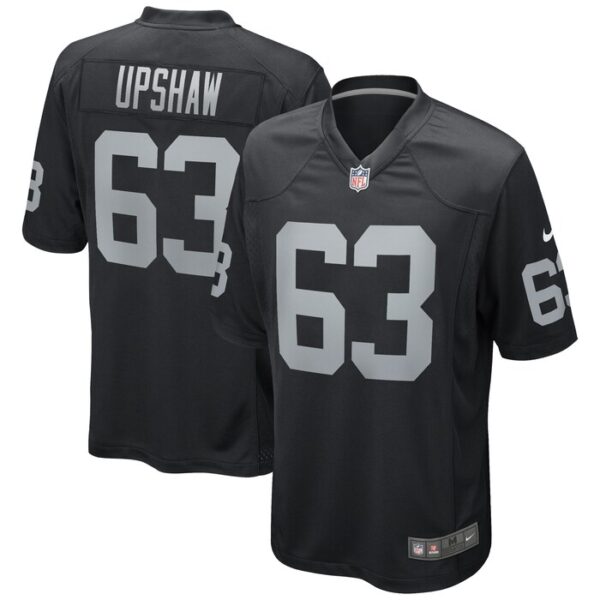 Gene Upshaw Las Vegas Raiders Nike Game Retired Player Jersey - Black- 49Native
