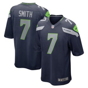 Geno Smith Seattle Seahawks Nike Game Jersey - College Navy- 49Native