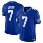Geno Smith Seattle Seahawks Nike Alternate Vapor F.U.S.E. Limited Jersey - Royal- 49Native