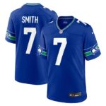 Geno Smith Seattle Seahawks Nike Throwback Player Game Jersey - Royal- 49Native