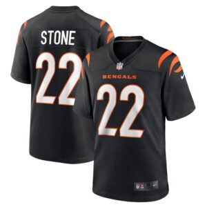 Geno Stone Cincinnati Bengals Nike Game Jersey -  Black- 49Native