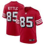 George Kittle San Francisco 49ers Nike Alternate Game Jersey - Scarlet- 49Native