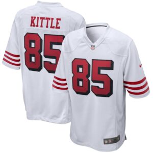 George Kittle San Francisco 49ers Nike Alternate Game Jersey - White- 49Native