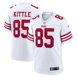 George Kittle San Francisco 49ers Nike Player Game Jersey - White- 49Native