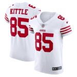 George Kittle San Francisco 49ers Nike Vapor Elite Jersey - White- 49Native