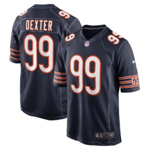 Gervon Dexter Sr Chicago Bears Nike Team Game Jersey -  Navy- 49Native