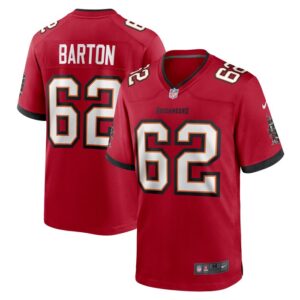 Graham Barton Tampa Bay Buccaneers Nike 2024 NFL Draft First Round Pick Player Game Jersey - Red- 49Native
