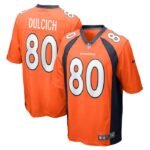 Greg Dulcich Denver Broncos Nike Game Player Jersey - Orange- 49Native