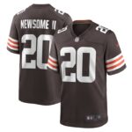 Greg Newsome II Cleveland Browns Nike Game Jersey - Brown- 49Native