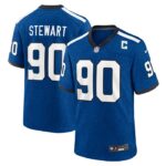 Grover Stewart Indianapolis Colts Nike Indiana Nights Alternate Game Jersey - Royal- 49Native
