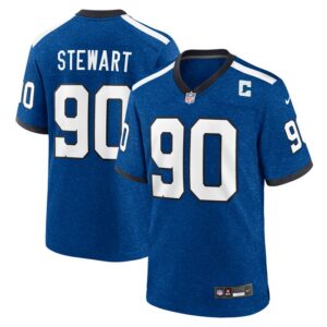 Grover Stewart Indianapolis Colts Nike Indiana Nights Alternate Game Jersey - Royal- 49Native