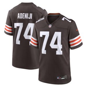 Hakeem Adeniji Cleveland Browns Nike  Game Jersey -  Brown- 49Native
