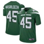 Hamsah Nasirildeen New York Jets Nike Game Jersey - Gotham Green- 49Native