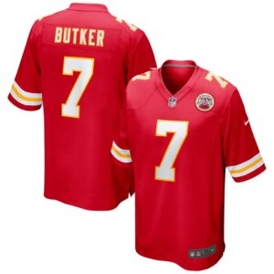 Harrison Butker Kansas City Chiefs Nike Game Jersey - Red- 49Native